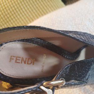 FENDI dark blue shoe